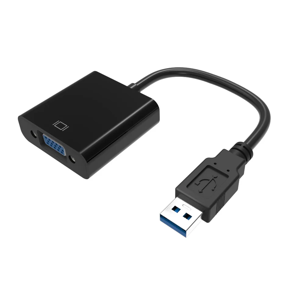 USB 3,0 to VGA Мульти дисплейный адаптер конвертер внешняя видеокарта для Win XP/7/8 с высокой скоростью работы dvd-плеер таблетки кабель видеографической матрицы