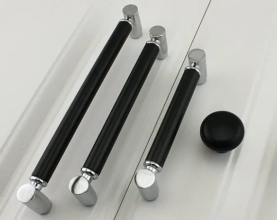375 5 63 Black Silver Kitchen Cabinet Handle Drawer Pull Handles Dresser Pulls Furniture Hardware Large Cupboard 375 5 63 Black Silver Kitchen Cabinet Handle Drawer Pull Handles Dresser Pulls Furniture Hardware Large Cupboard
