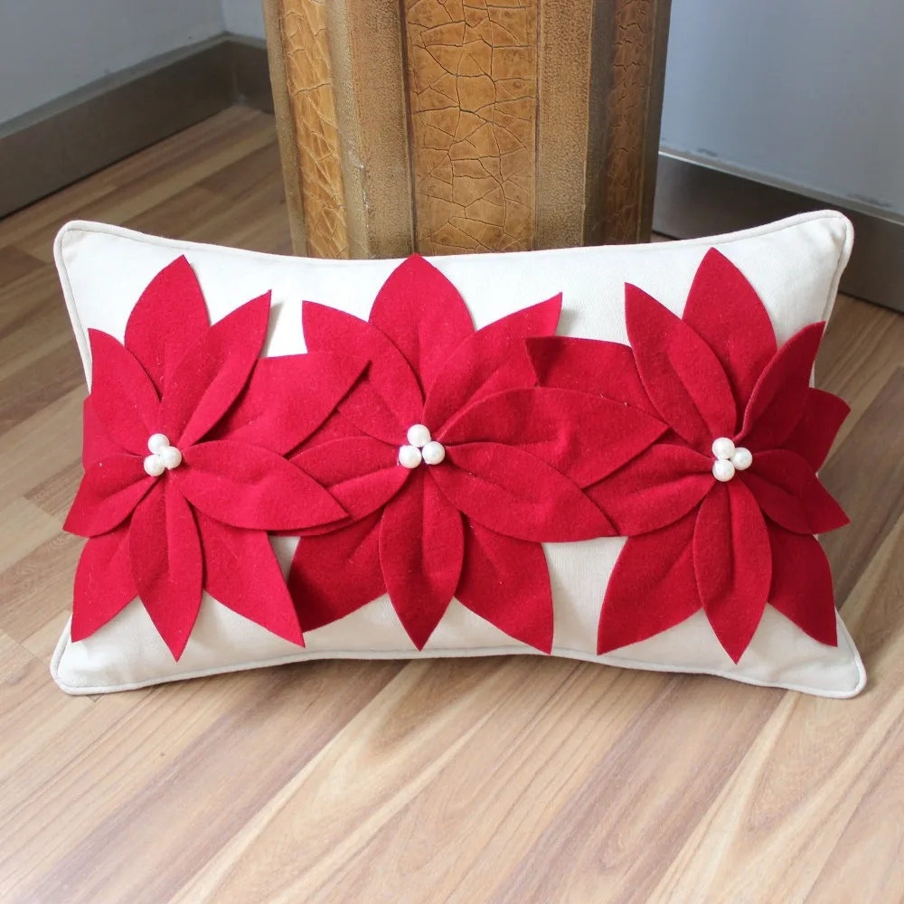 Weihnachten Santa Schlitten Leinen Kissenbezug Kissenbezug Sofa Auto Bett Dekor