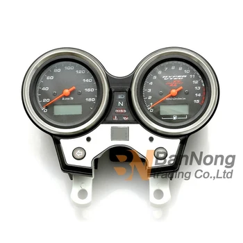 

Motorcycle Speedometer Tachometer Odometer KM/H RPM Instrument Meter Assembly For Honda CB400 vtec 2 2002-2004(no line)