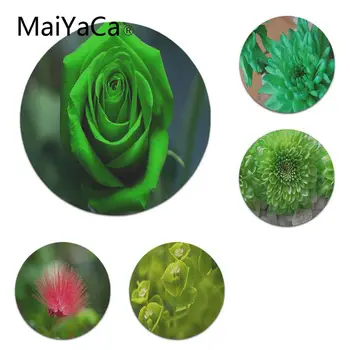 

MaiYaCa Your Own Mats botany green DIY Design Pattern Game Lockedge mousepad Size for 20x20cm 22x22cm Rubber Mousemats