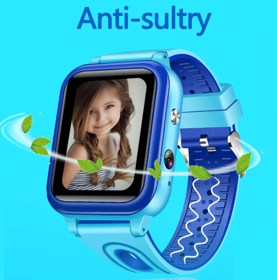SALFRESA L60 Children Smart Watch Waterproof IP67 Color Touch Screen 1.33'' Baby Safety Kids AGPS LBS Smart Bracelet for Child-8