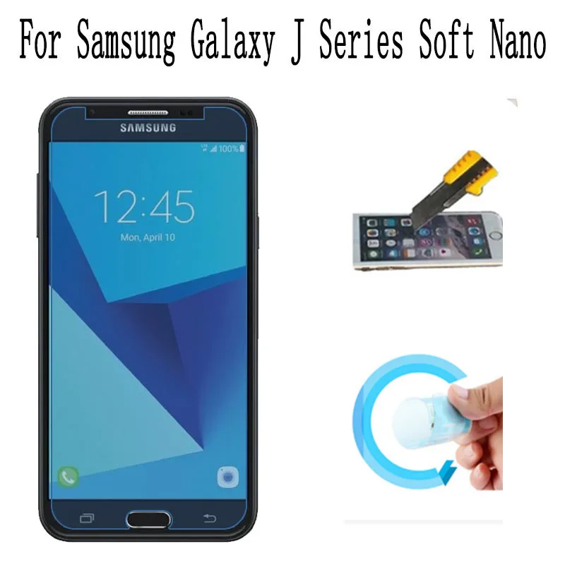 

For Samsung 2016 2017 J3 J5 J7 Prime Plus Super Nano Screen Protector For Samsung Galaxy On5 On7 J1 Emerge Not Tempered Glass