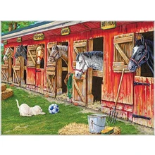 5D DIY Алмазная вышивка фото на заказ Алмазная картина вышивка крестиком, полная квадратная мозаика фермы киоски Стразы JS2682