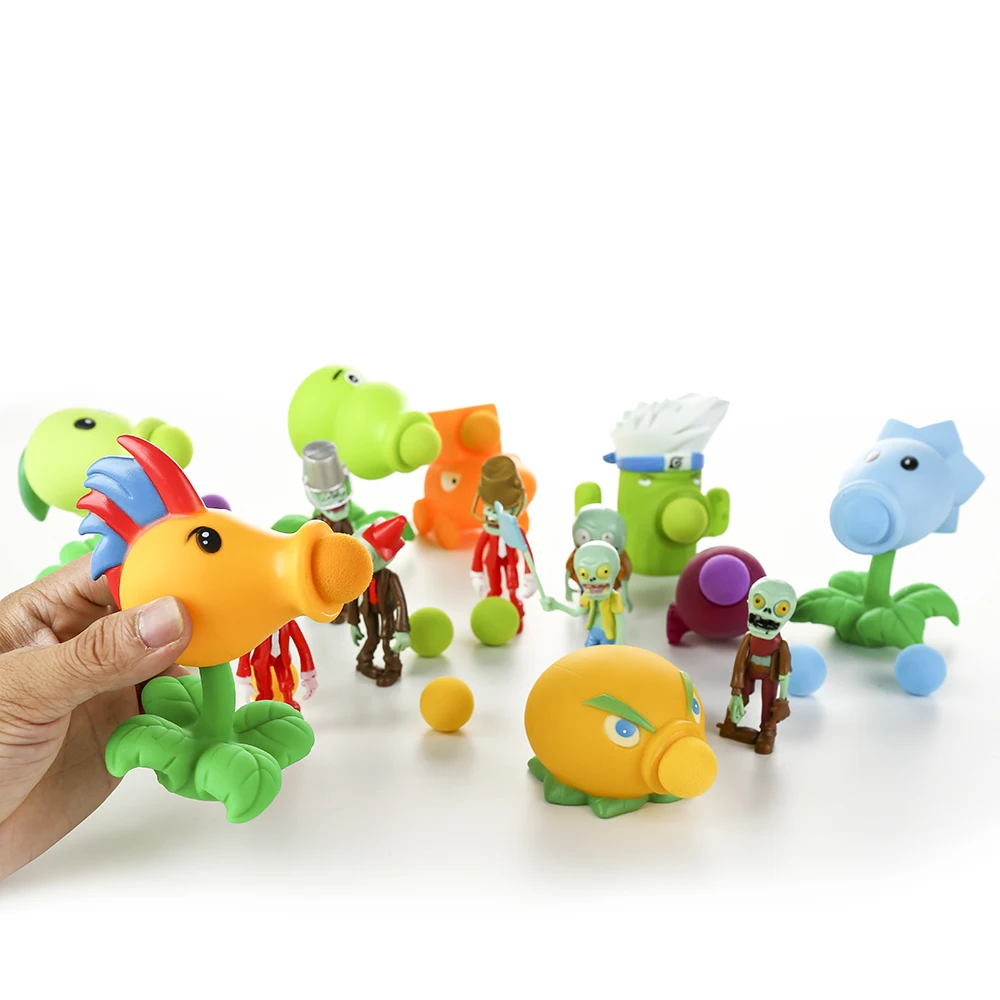 

27styles PVZ Plants vs Zombies Peashooter PVC Action Figure Model Toy Gifts Toys For Children High Quality Brinquedos