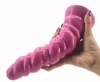FAAK – grand plug anal en silicone en spirale, long plug anal, insertion d'anus, godemiché anal en peluche avec ventouse, jouets sexuels pour couples, masturbation ► Photo 2/6