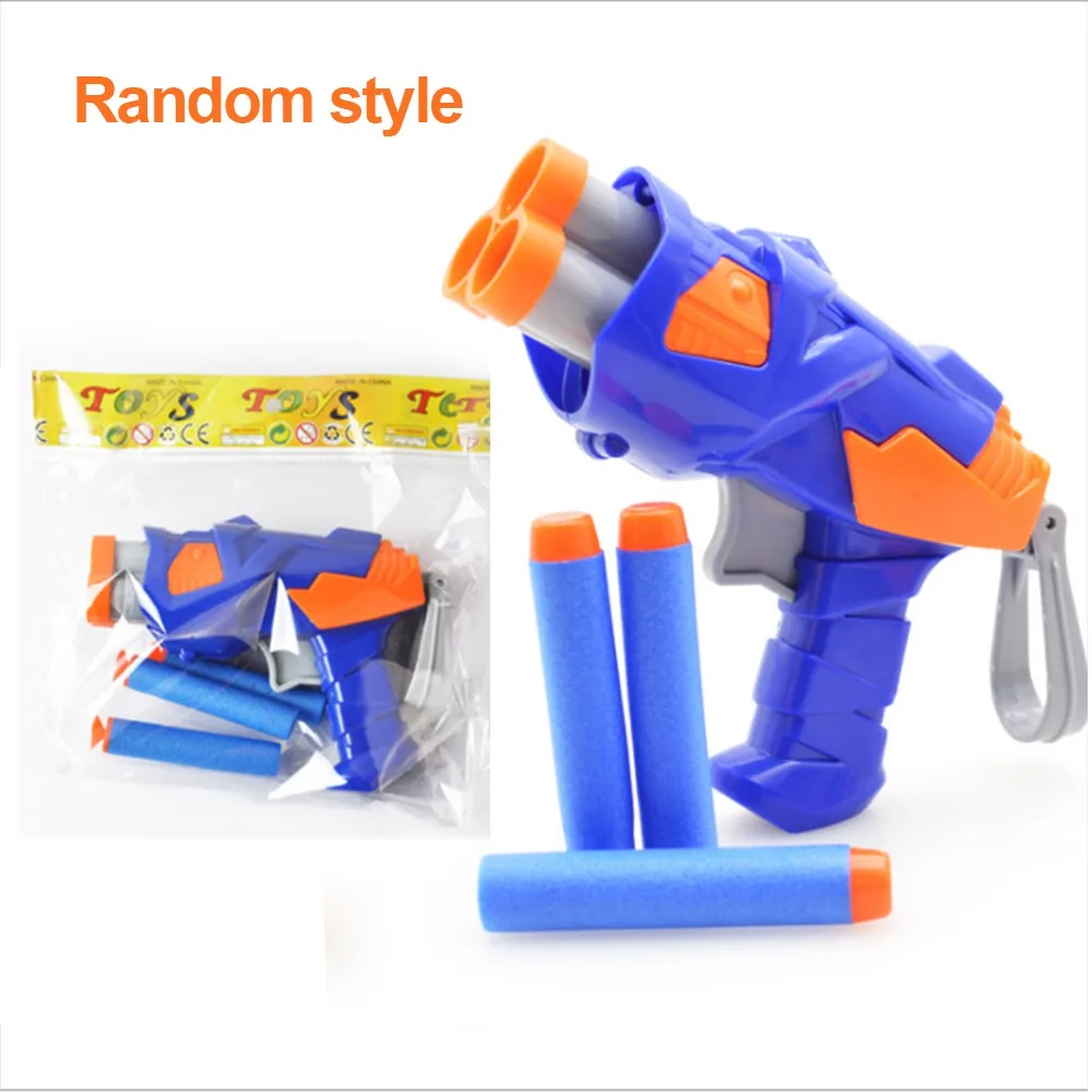 

Toy Gun With 3pcs/4pcs Soft EVA Bullet For NERF N-Strike Bullet Darts Round Head Blasters EP Children Toys