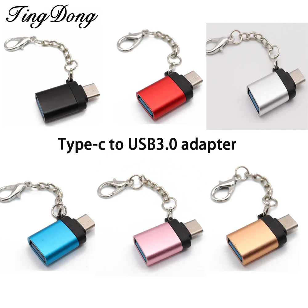 TingDong 1 шт. OTG type c usb адаптер micro 3 0 преобразователь данных для зарядки samsung galaxy s8 s9 note
