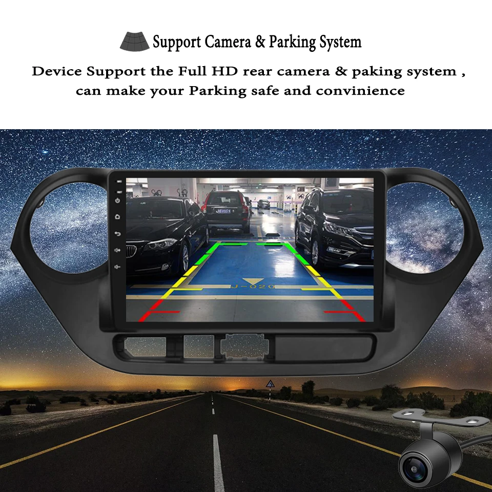 Flash Deal Octa Core 4GB RAM 64GB ROM Android 9.1 Car DVD Multimedia Player Radio For Hyundai I10 LHD Diver 2013-2018 Carplay Head Unit 12