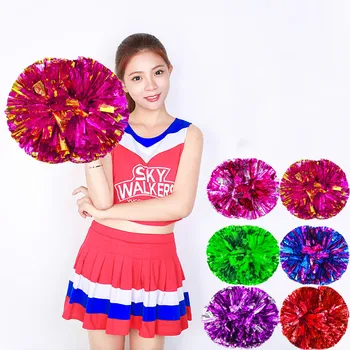 

1pcs Cheerleading Pom Poms for Football Basketball Match Cheerleader Pompon