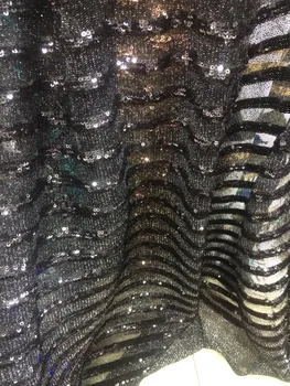 

Hig Quality African Sequin Fabrics Embroidery French Tulle Lace Fabrics CGL-121108