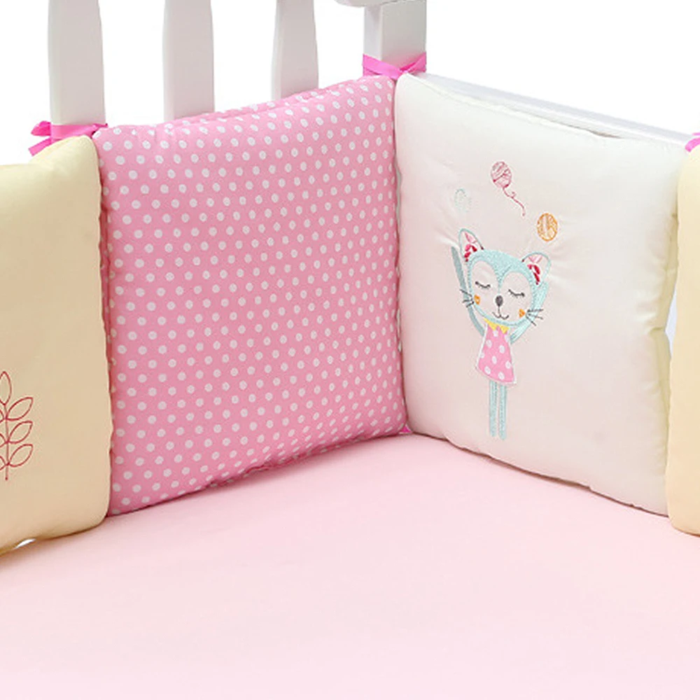 6 шт./лот Детские накладка на перила кроватки протектор детские постельные принадлежности набор новорожденных кроватки бампер малыш