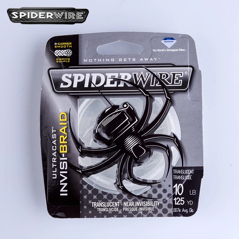 

Spiderwire ULTRACAST INVISI Fishing Line 8 Strands 114m/150m Crystal Translucent 6-80LB Braided Wire Fishing Pesca Accessories