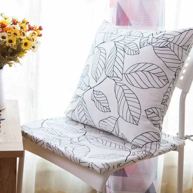 New Anese Fresh Pillow Office Nap Lumbar Leaves New Anese Fresh Pillow Office Nap Lumbar Leaves Large Sofa Bed Cushion Covers