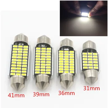 

10pcs Car Interior Light 31mm 36mm 39mm 41mm SMD LED Bulbs C10W C5W Festoon Mirror Dome Reading Door Number Lamp