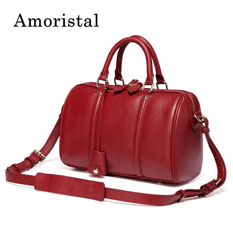 

Fashion Women's Handbag Genuine Leather Pillow Bag Real Leather Handbags Lady Shoulder Bag Leather Messenger Bags Female B279