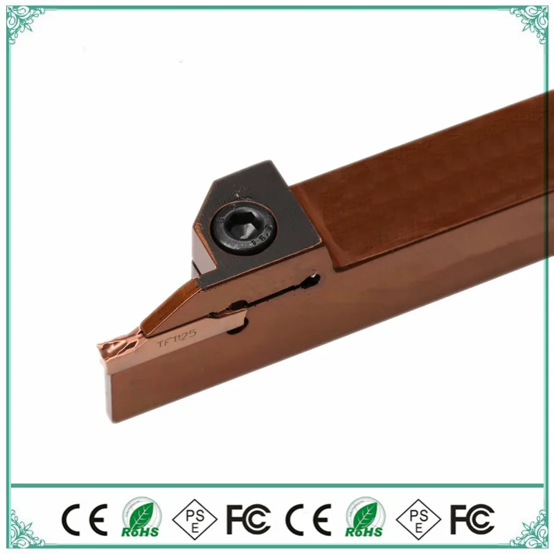 

Lathe cutter RF123H25-2525B,for Sandvik N123 Series 4mm grooving knife,external turning,slotting,cnc,cutting,special
