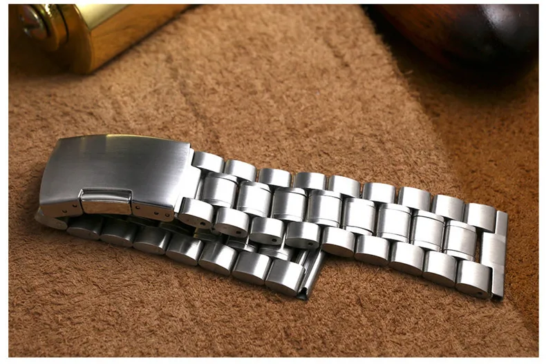 Universal Stainless Steel Waterproof Watch Strap Bracelet with Tool
