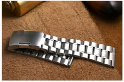 Universal Stainless Steel Waterproof Watch Strap Bracelet with Tool - 19mm (Silver)
