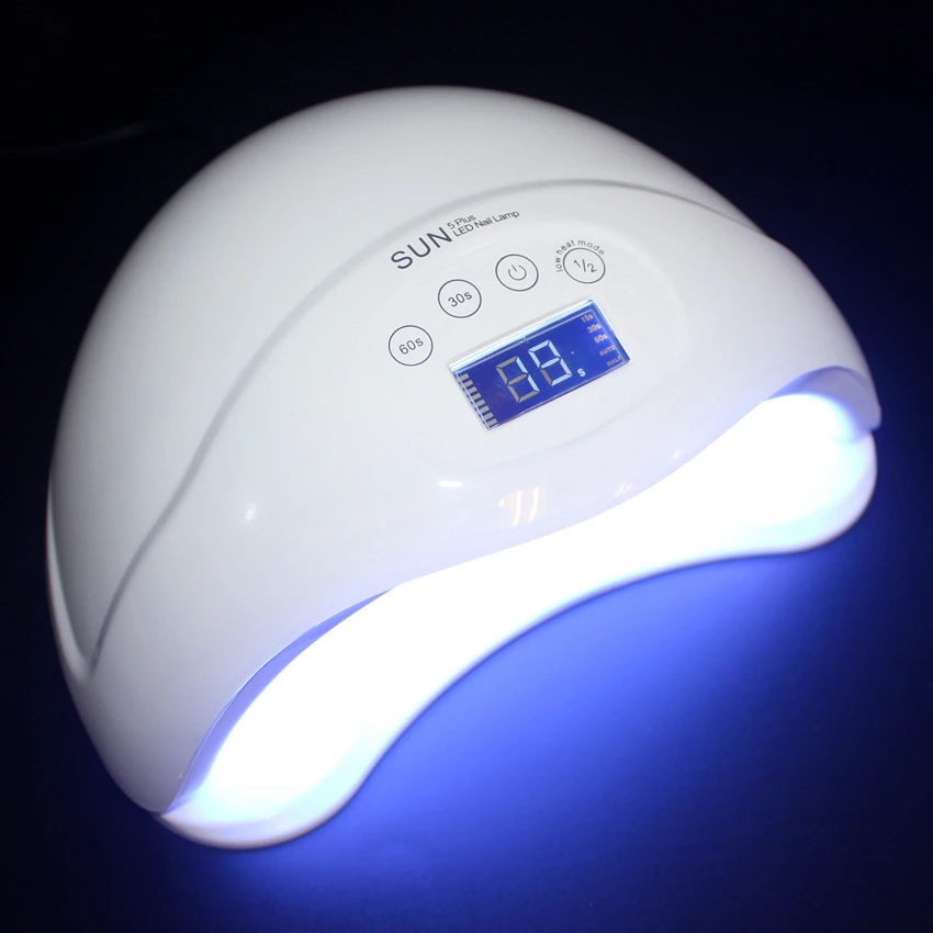 

48W UV Nail Lamp Dryer Cure LED Gels Polish Nail Art Tools LCD Timer Touch Button Double Light Auto Sensor Dryer Light Machine