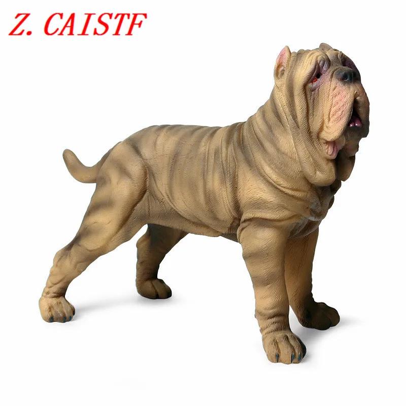 

Neapolitan Mastiff Statue Simulation Bulldog Large Pet Dog Home Decor PVC Action Figure Collectible Model Toys Gift 22CM Y892