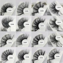 30 мм норковые ресницы норковые накладные ресницы Висячие пушистые ресницы Многослойные натуральные ресницы ручной работы инструменты для макияжа