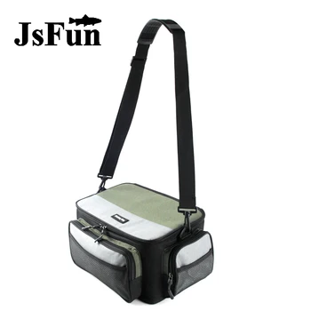 

Fishing Bag Oxford Fishing Box Reel Lure Storage Bag Outdoor Cap Fishing Tackle Multifunctional Shoulder Bag Large Capacity FB23