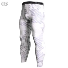 Быстросохнущий базовый слой камуфляжные компрессионные беговые колготки Мужской, футбол тренировочные Фитнес Спортивные Леггинсы Спортивная одежда для бега брюки