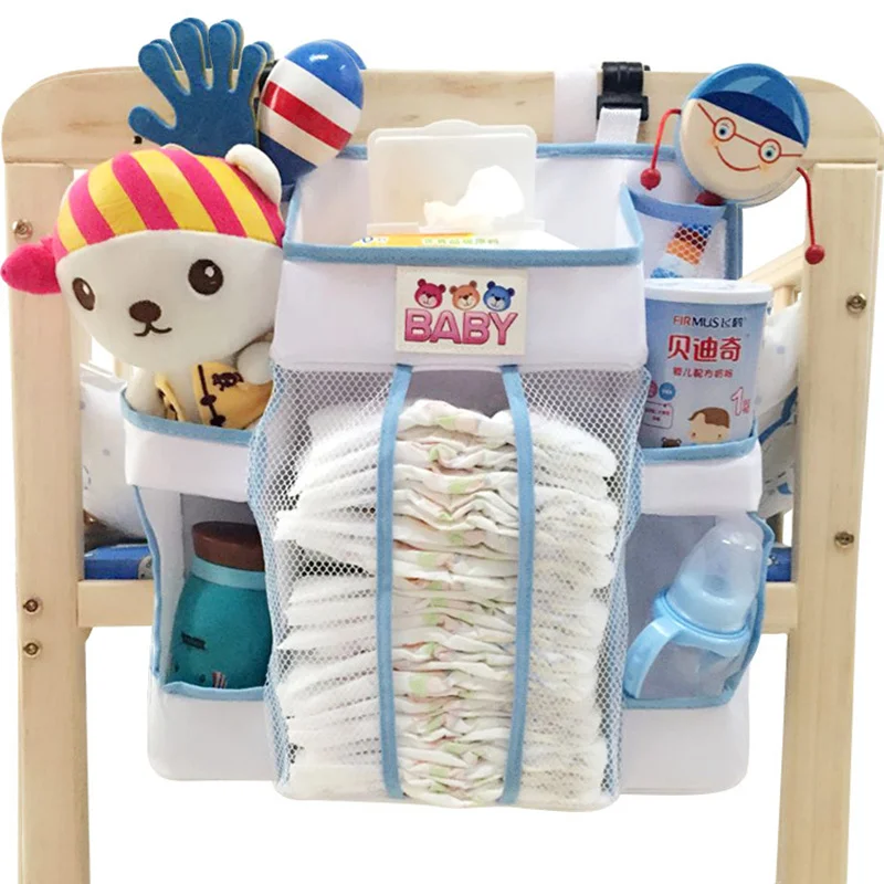 Buy Baby Bed Hanging Storage Bag Toys Diaper 36*39cm