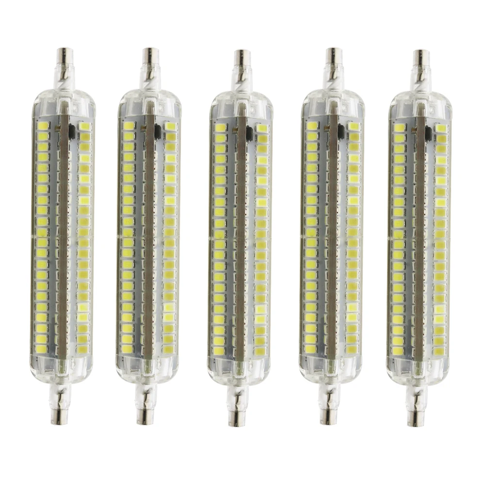 5x three dimming 10W R7S 118mm 220V SMD2835 Waterproof LED spot lamp