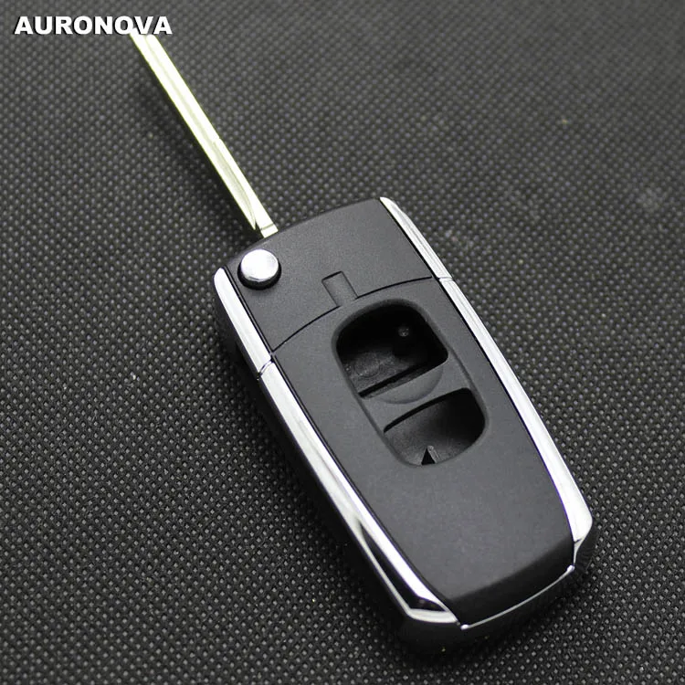 AURONOVA новый обновленный Складной Корпус ключа для Mazda 323 семейство 2 кнопки чехол