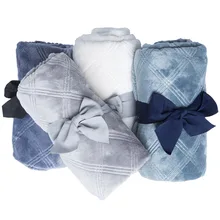 Baby Blankets Newborn 3D Flannel Baby Swaddle Wrap Baby Boy Girl Blanket Solid Bedding Set Infant Stroller Cover Kids Blanket