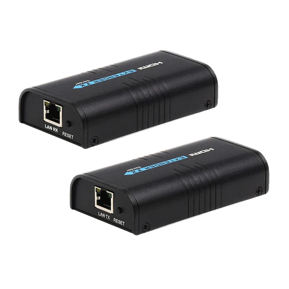 120 м 1080 p hdmi-удлинитель Протокола по Ethernet TCP/IP, RJ45 cat5 cat6 для HD DVD PS3, Разделитель с мультимедийным интерфейсом высокой четкости HDMI передатчик и приемник расширитель