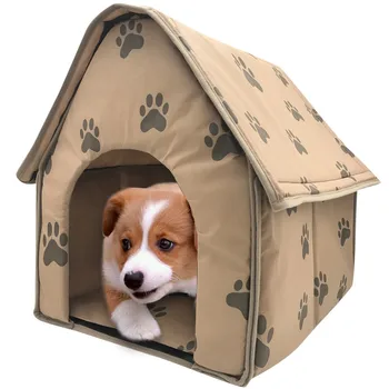 

Transer Foldable Dog House Small Fashion Footprint Pet Bed Tent Cat Kennel Indoor Portable Travel 18 Dec24 p45