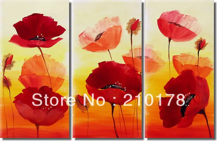 

handmade oil painting on canvas modern 100% Best Art Flower oil painting original directly from artis FL3-107