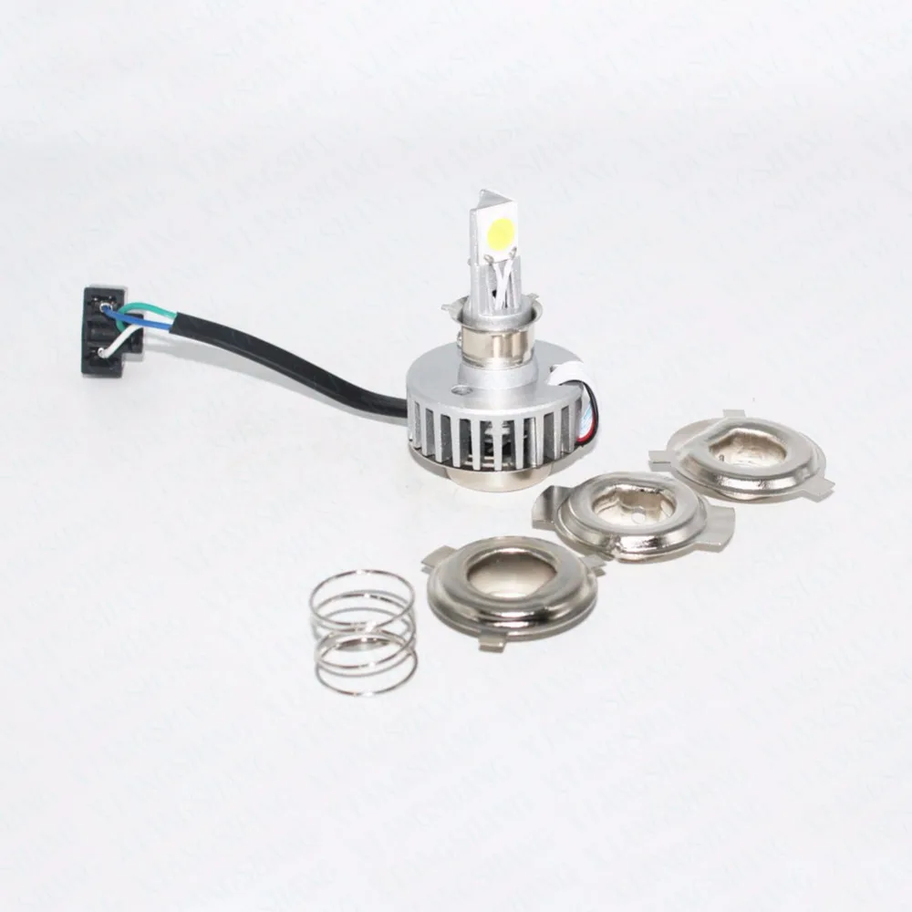 H4 Super Bright White LED Motorbike Hi Lo Beam light replace Motorcycle