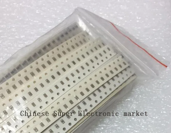 0805 SMD керамический конденсатор в ассортименте 1 пФ ~ 10 мкФ 50 значений * 25 шт. = 1250