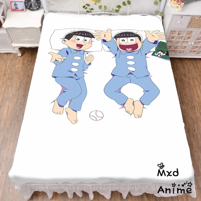Японское аниме Mr.Osomatsu-san Brothers покрывало для кровати косплея подарки плоский лист B