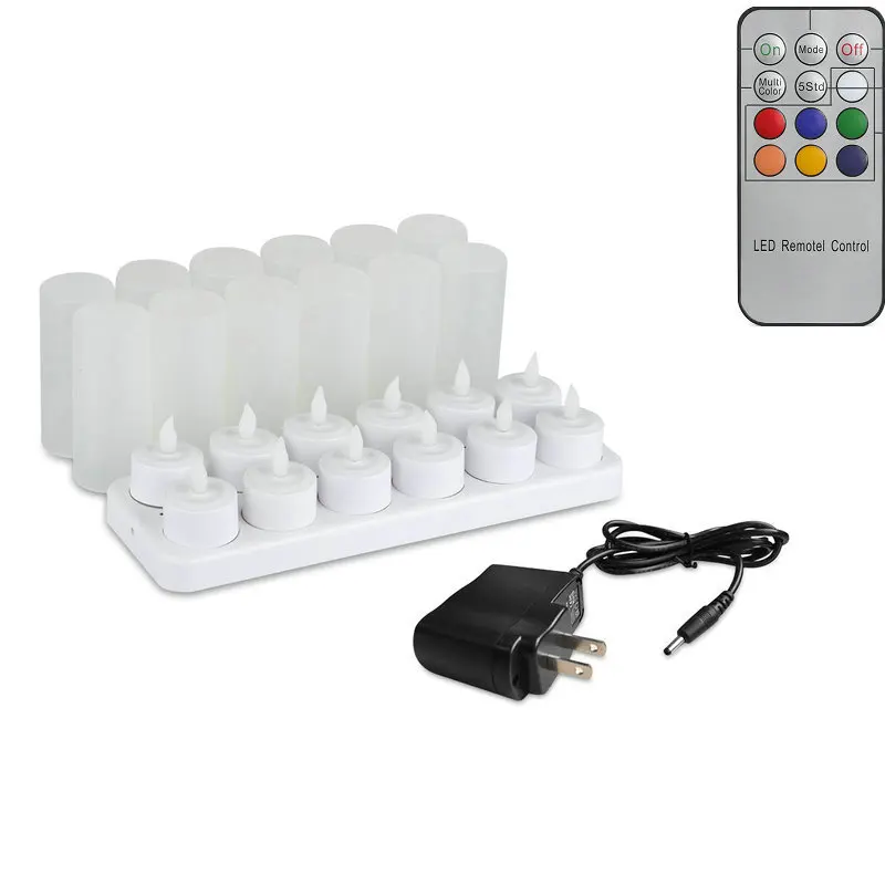 Bougies LED sans flamme Blanc Chaud avec Guirlandes Lumineuses à LED  intégrées, Bougies à LED 4 5 6 Ensemble de 3 avec télécommande à 11  touches et fonction de minuterie, Bleu 