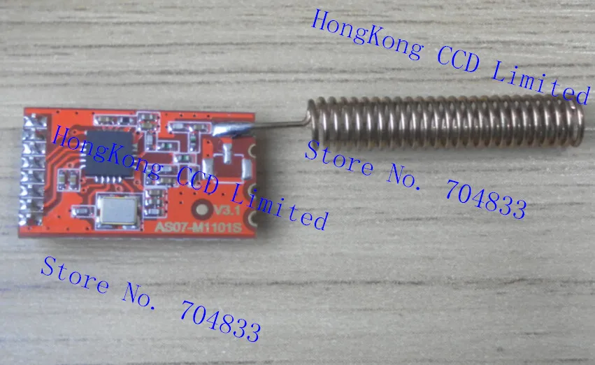 433 M/CC1100/CC1101 RF трансивер беспроводной передачи данных модуль/NRF905/SX1212/si4432 AS07-M1101S |