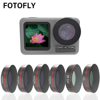 

For DJI Osmo Action Lens Filter UV CPL ND 8 16 32 64-PL Adjustable Lenses Filters Set For Osmo Action Sport Camera Accessory