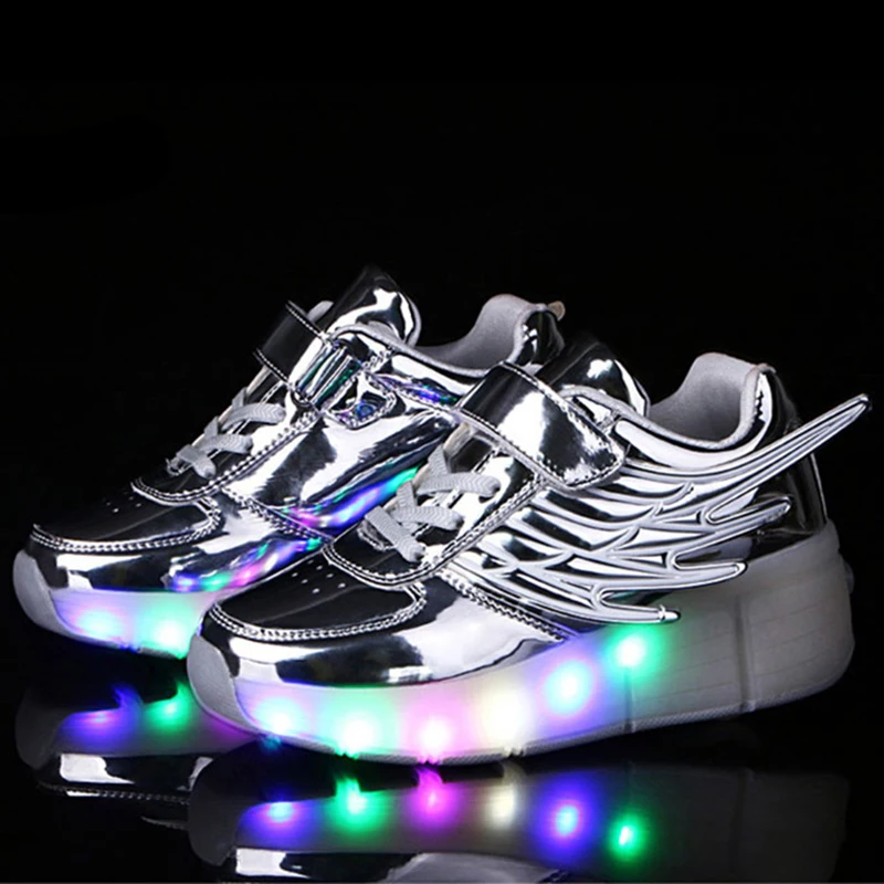 chaussure a roulette avec lumiere