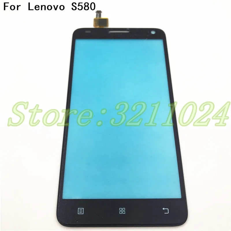 Сенсорный экран высокого качества дигитайзер для Lenovo S580 S 580 переднее внешнее