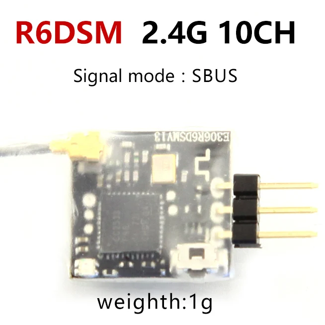 Radiolink R12DSM R12DS R9DS R8FM R6DSM R6DS R6FG Rc приемник 2,4G усилитель сигнала для передатчика радиоуправляемой модели AAT9/AT9S/AT10/AT10II - Цвет: R6DSM