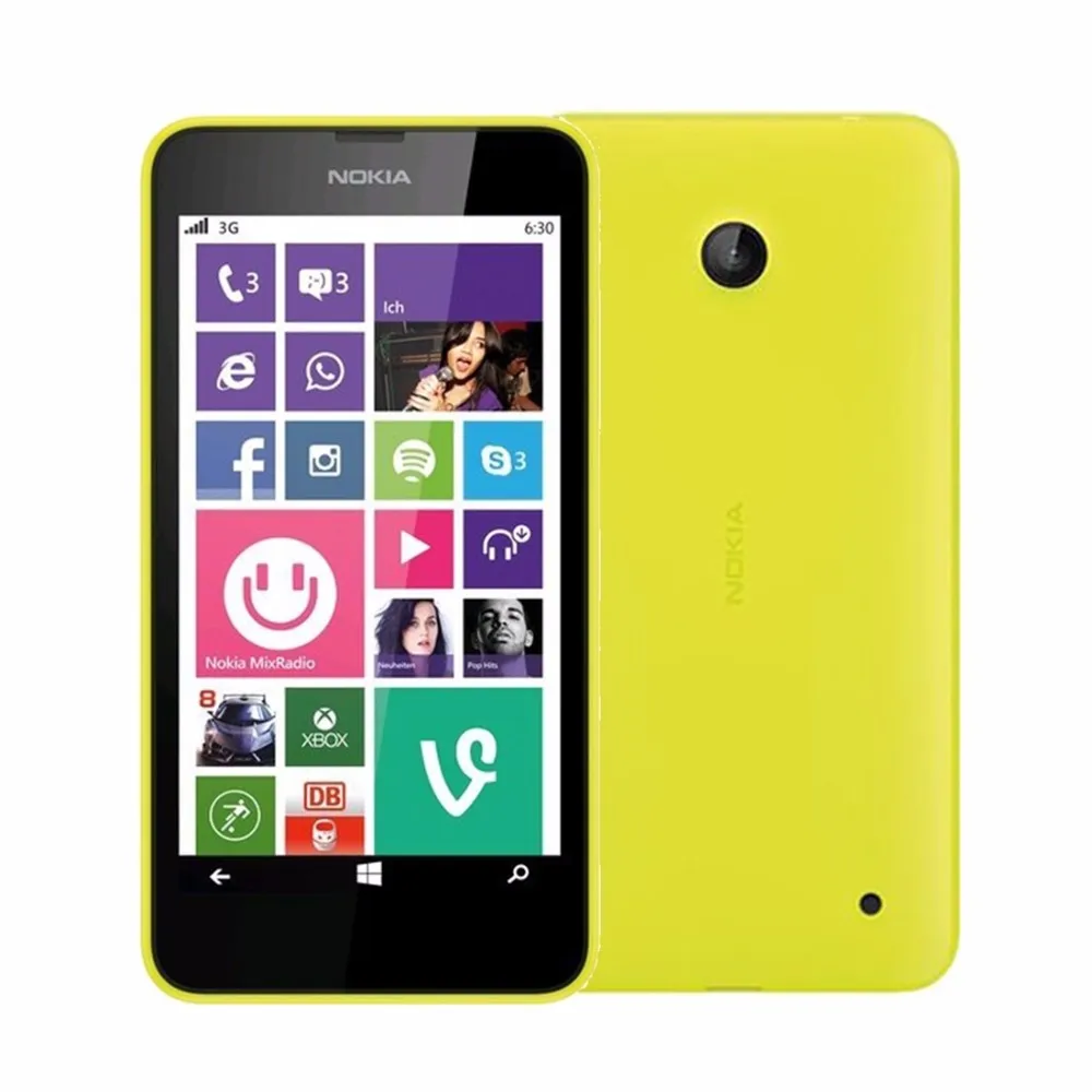 Nokia Lumia 635 Windows Phone 4," экран четырехъядерный 1,2 ГГц 8G rom 5.0MP wifi gps разблокированный 4G LTE телефон для пожилых людей