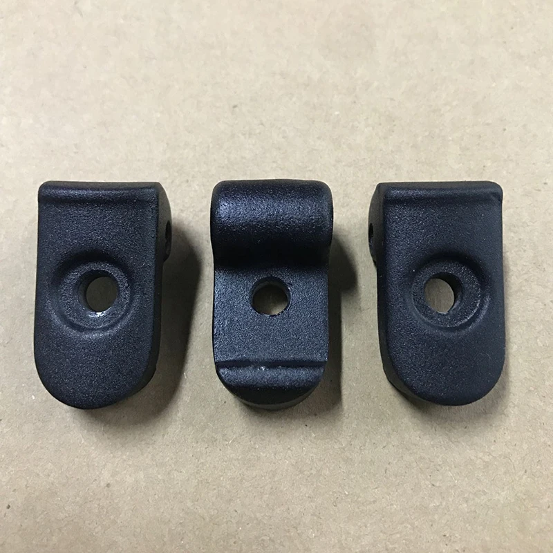5pc 30mm Grey and Black Mock Wood Effect loop Back Toggle Button 2521