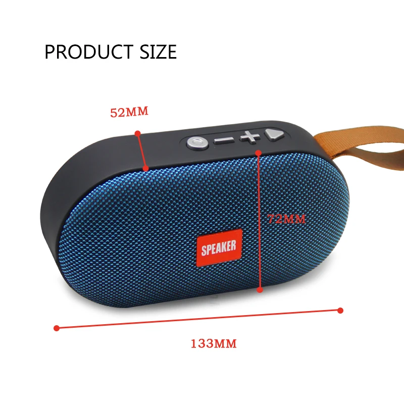 Портативная беспроводная мини Колонка T7 с поддержкой Bluetooth FM TF AUX USB|Всепогодные