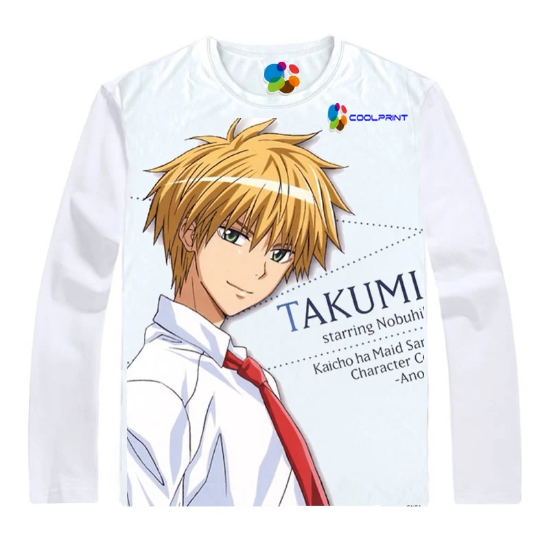Coolprint японский аниме рубашка горничной самы футболки многоцветные с длинными рукавами аюзава Мисаки Usui Takumi костюм для косплея в стиле «кавай» подарок - Цвет: Style 16