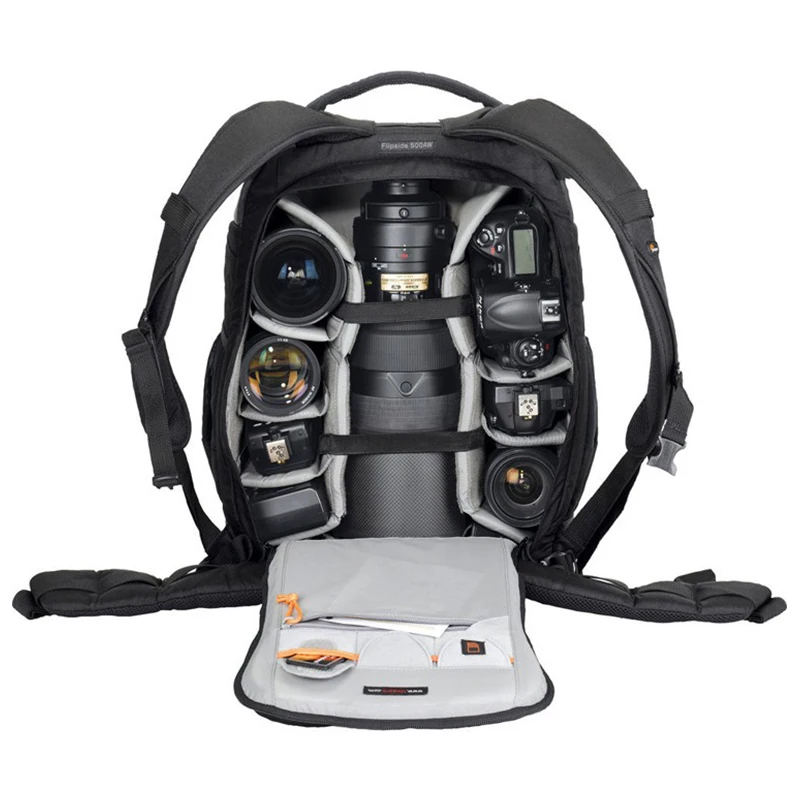 Lowepro флипсайд 500 aw FS500 AW плечи камера сумка Противоугонная сумка камера сумка с дождевой крышкой