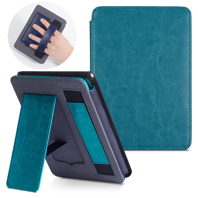 Tranquil blue Чехол-крышка BOZHUORUI для 6 дюймов Amazon New Kindle Paperwhite 4(10th Generation, Release) читалка Портативная подставка смарт-чехол - Цвет: Tranquil blue